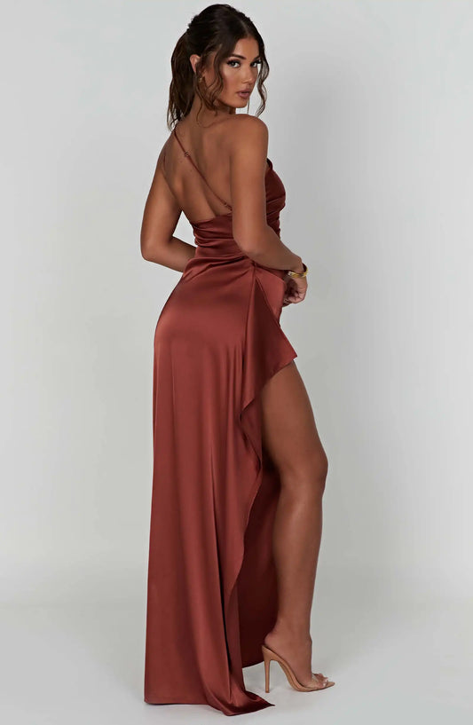 Glamorous One-Shoulder Gown